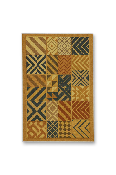 Rugs Modern Halı سجادة موسو ذات نمط هندسي منسوجة ذات طابع عتيق للديكور mozzo1894