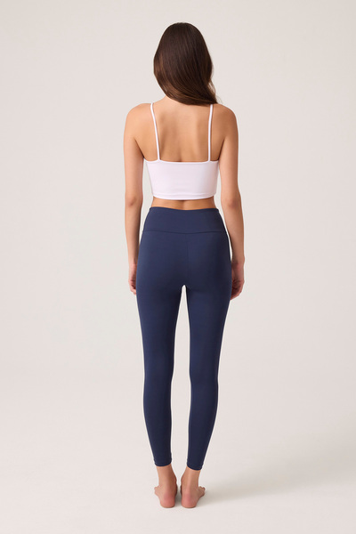 Los Ojos Κολάν με λεπτομέρεια στη μέση σε μπλε ναυτικό χρώμα New Envelope