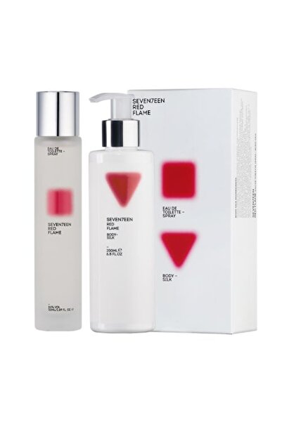 SEVENTEEN Red Flame Eau de Toilette Set 50 ml + Body Silk Body Lotion 200 ml