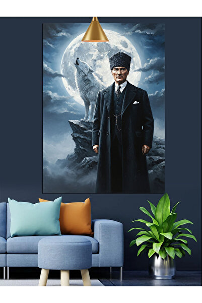 KanvasSepeti Στο φως του φεγγαριού Υψηλής ποιότητας ελαιογραφία Με υφή Καμβάς...