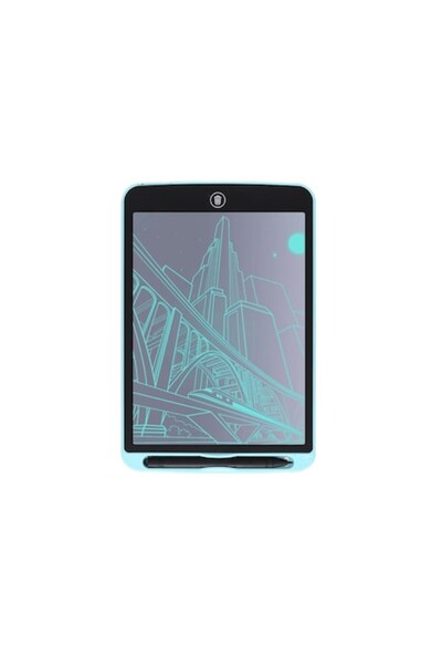 OEM 10-inch digital tablet for children for writing and drawing with LCD screen, light blue