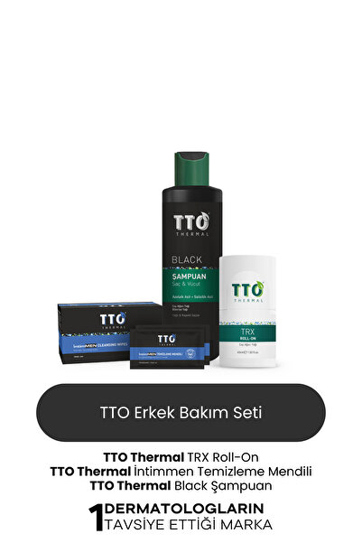 TTO Thermal Erkek Bakım Seti – Termal Formül + Nemlendirici & Temizleyici