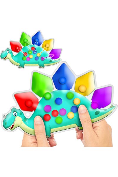 KASTWAVE لعبة حسية لفرز ألوان الديناصورات