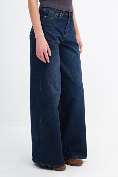 Addax Παντελόνι Jean με φαρδιά πόδι PN8683-PNF