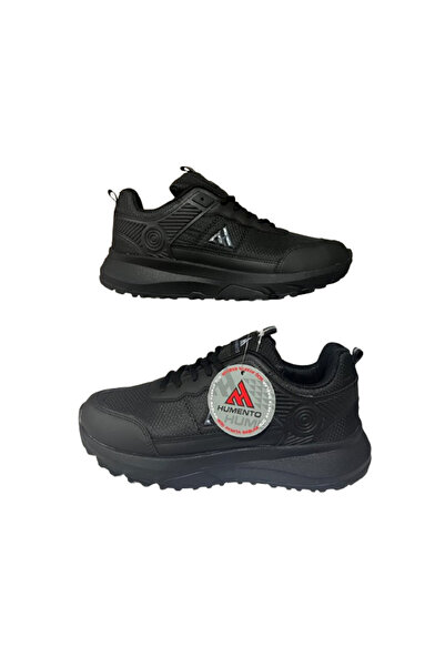 HUMEN Ανδρικά παπούτσια περπάτημα Humens Μαύρο-Μαύρο Εξαιρετικά ελαφριά ορθοπ...