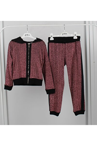 incity Girl's Pink Tracksuit Set