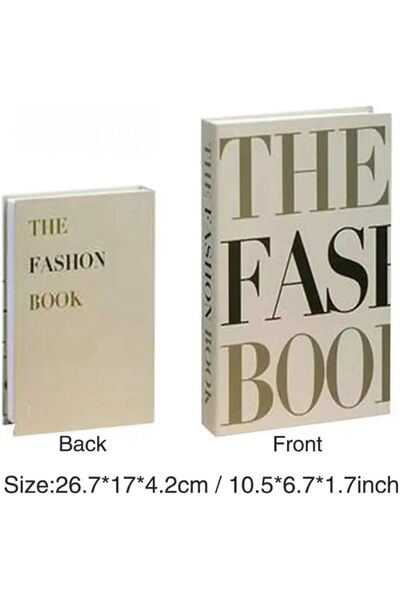 THE WHITE SHOP 7 PCS Folding Decorative Books for Home Decor (Black & White)