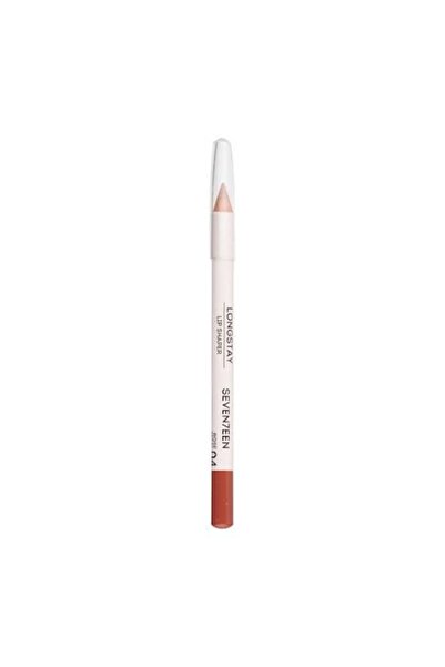 SEVENTEEN Longstay Lip Shaper Lip Pencil, Shade 04