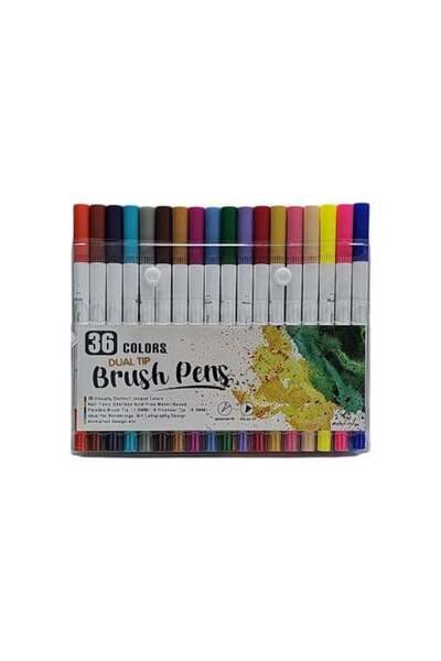 Meven Set Beauty Dual Brush Pen Set – 36 Watercolor Colors, Brush Tip