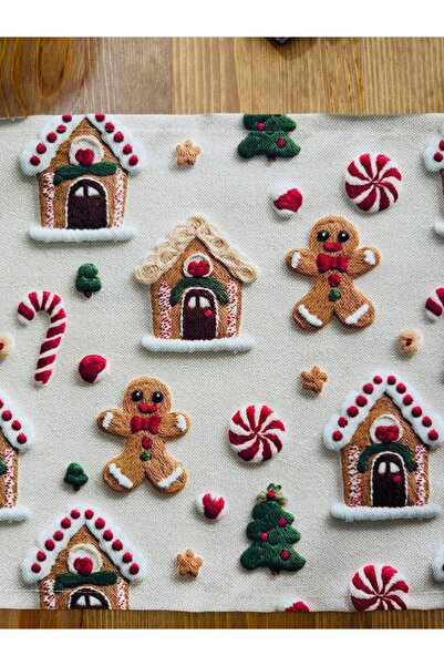 White Alamode Christmas Themed American Tableware, Christmas Table Decoration Set of 6