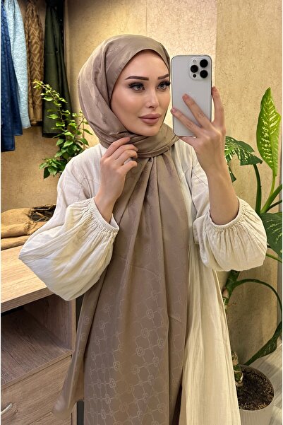 CUOCA LOUNGE Desenli Pamuk İpek Şal