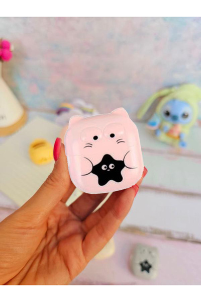 Limmy ممحاة لطيفة على شكل قطة، ممحاة مع حاوية للغبار - وردي