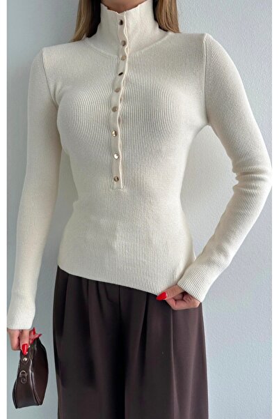 fujya Pulover Renata Triko cu închidere cu capse