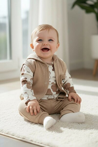 MAİSON RY طقم أطفال ثلاثي الدببة