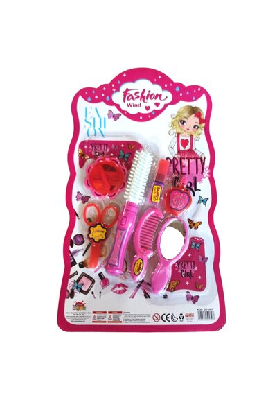 PopŞeker مجموعة ألعاب التجميل – مجموعة من 7 قطع من مستحضرات التجميل والإكسسوا...