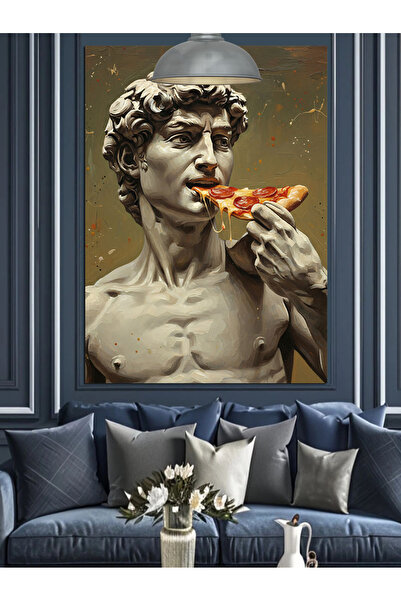 KanvasSepeti Sculptură clasică Pictură în ulei de înaltă calitate texturat Pâ...