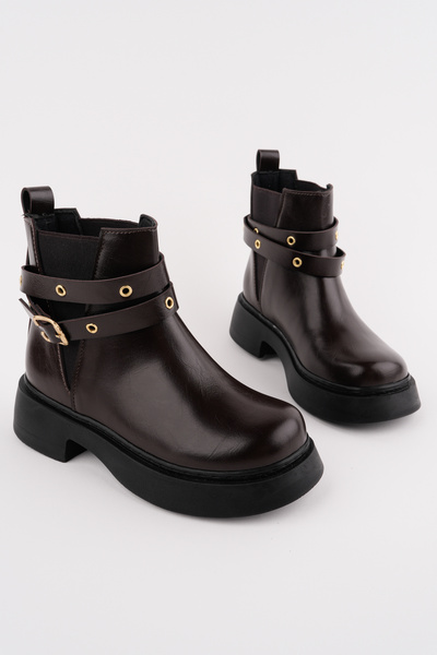 Madam Tarz DVM-001 Cizme elastice cu detaliu curea