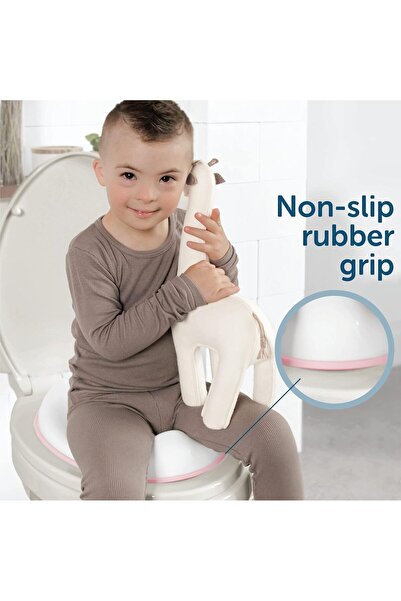 Generic Siyosi Toilet Training Seat for Boys and Girls, Fits Round & Oval Toilets, Non-Slip with Splash Guar