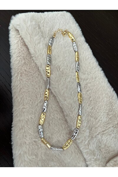 Asteria Jewelry Vintage Long Crushed Necklace