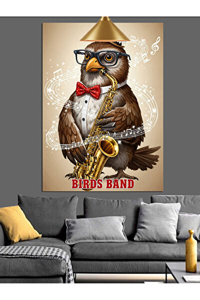 KanvasSepeti Amuzant cu ochelari Pictură în ulei de înaltă calitate texturat ...