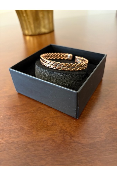 Chonoflex %100 Saf Bakır Bileklik Serisi Ayarlanabilir | Kelepçe Bilezik Sade...