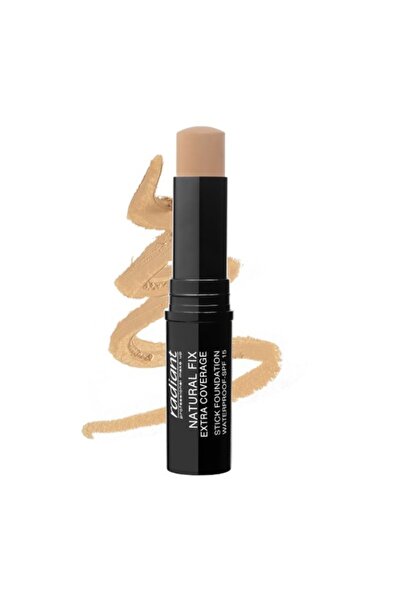 Radiant Fix Extra Coverage Stick Foundation, SPF 15, RADIANT, 08 Peacan, 8.5g