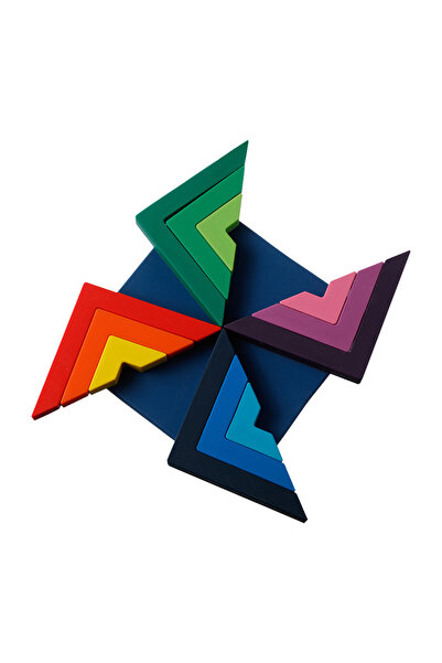 Pitikot Montessori Pitikot® Toy Set. Geometric Puzzle, Creative Shapes, Stacking and Construction