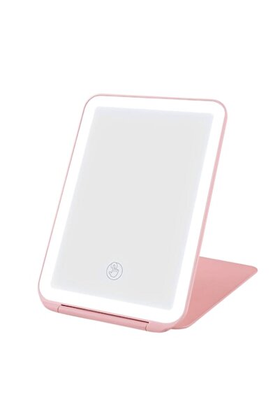 Bliibee Oglindă de machiaj portabilă cu 98 de lumini LED, 3 setări de culoare...