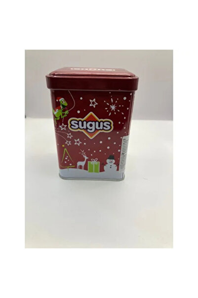Sugus Metal Christmas Red Tin 80g