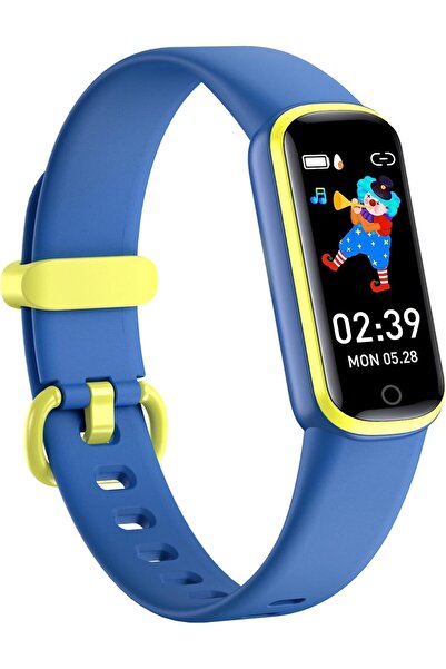 ZONEY جهاز تتبع اللياقة البدنية للأطفال Y99PRO (أزرق مع أصفر)