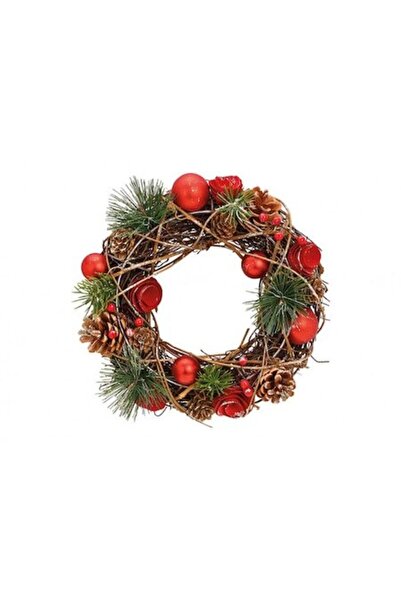 OEM Coroană de Crăciun, 25 cm, decorată