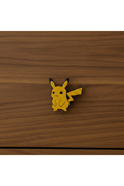 ka tasarım Pokemon Series Children's and Baby's Room Handle Collection, Furniture Handle, Shipped in a Set of Two