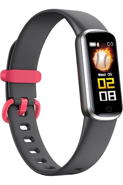 ZONEY Y99PRO Kids Fitness Tracker - Heart Rate & Sleep Monitor, 11 Sport Modes, IP68 Waterproof (Bla