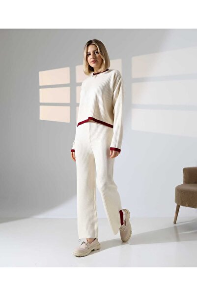 Cemre Life New Deux Women's Slit Piece Knitwear Set