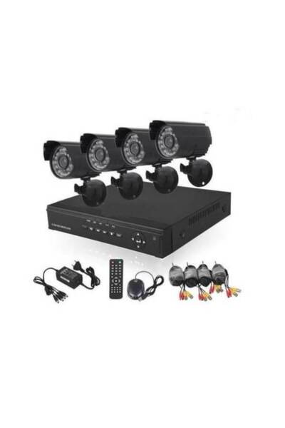 iZowe CCTV Surveillance System KIT DVR 4 cameras outdoor/indoor, 1 HDMI