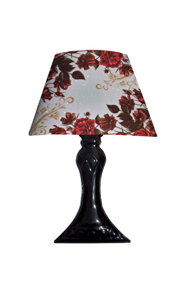 4Decor Autocolant LED 3D – Lampă cu trandafiri roșii – Multicolor