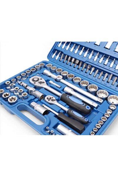 Tedex 108-piece tubular socket wrench set Bi-hexagonal (12 points) Tools