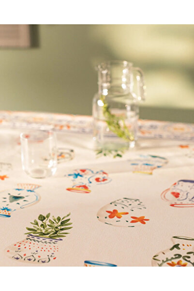 Madame Coco Lendina Pvc Tablecloth - Colorful