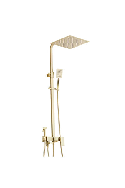 SDEPOT Coloană de duș ®, design din oțel inoxidabil, cu baterie pentru cadă ș...