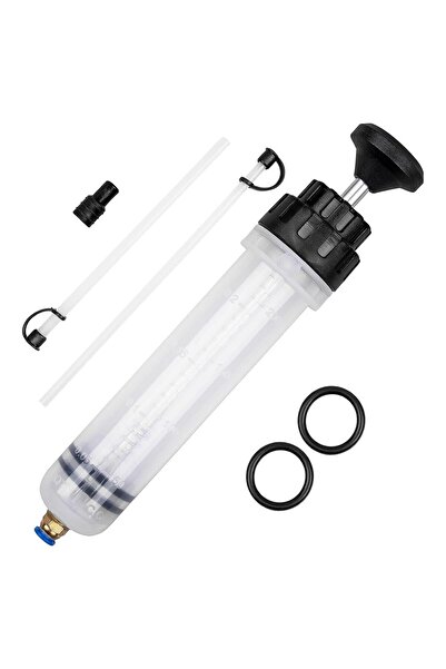 JZS Automotive Fluid Extractor Pump Manual Fuel Suction Syringe 200 CC