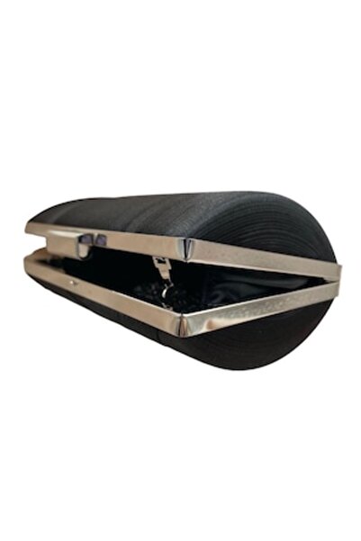 SHINY - Geantă plic elegantă de damă, neagră C56