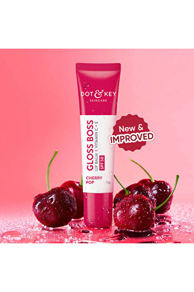 Dot KEY مرطب شفاه Dot & key Gloss Boss بفيتامين C+E وعامل حماية من الشمس 30 ب...
