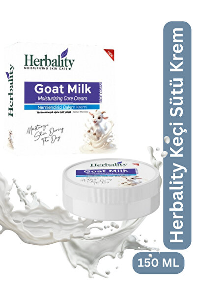 herbalıty Keçi Sütü Nemlendirici Bakım Kremi 150 ml