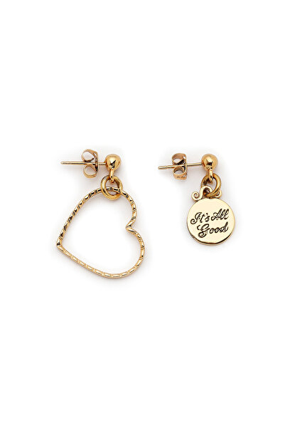 Mon Reve Meadow Heart Charm Pierced Earrings