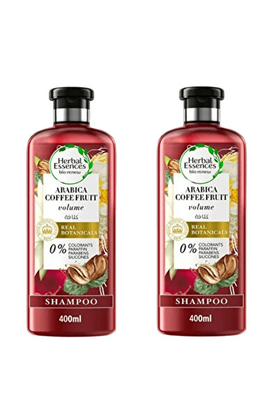 Herbal Essences Herbal Essences Bio Renew Volume Shampoo with Arabica Coffee Fruit Flavor, 400ml, 2 pieces