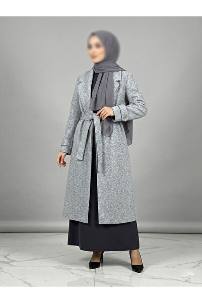 dcn giyim 1985 Women's Belted Coat-1455