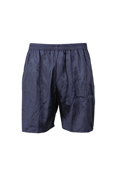 Oppland Men's Satin Fabric Shorts Solid Color Elastic Waistband No Pockets Relaxed Fit Lightweight Fabric