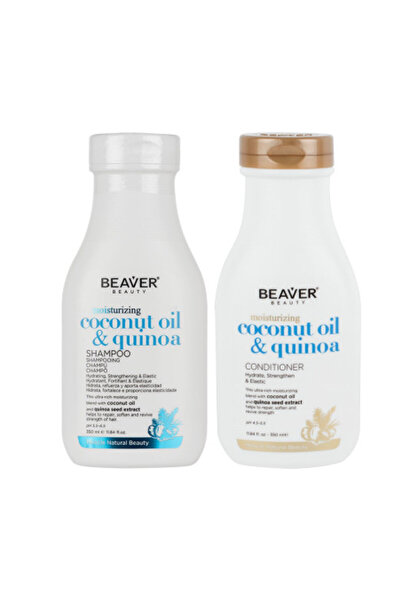 Beaver Hydrating Shampoo with Coconut Oil and Quinoa, 350 ml