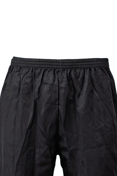 Oppland Men's Satin Fabric Shorts Solid Color Elastic Waistband No Pockets Relaxed Fit Lightweight Fabric