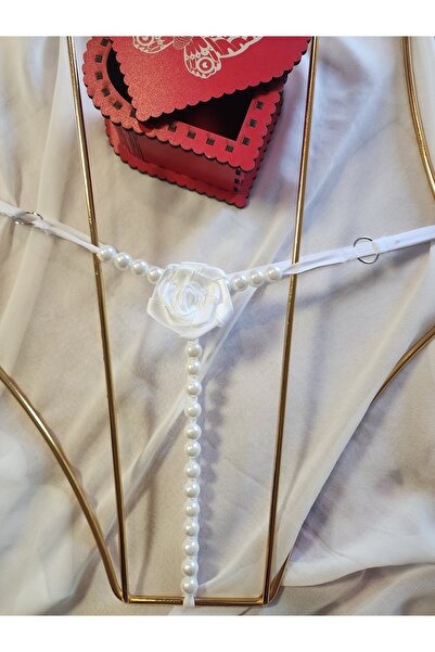 G&H UNDERWEAR Στρινγκ εσώρουχο με πέρλες